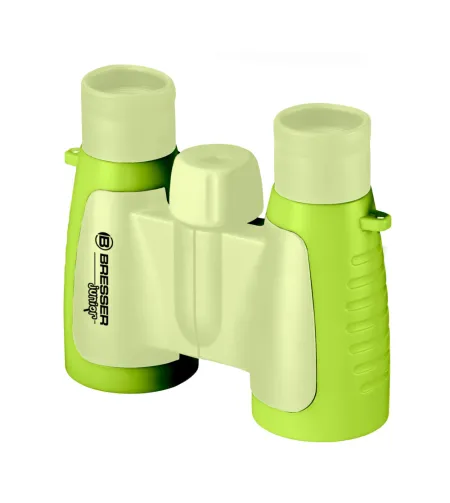 BRESSER JUNIOR 3x30 vaikiškas žiūronas žalias