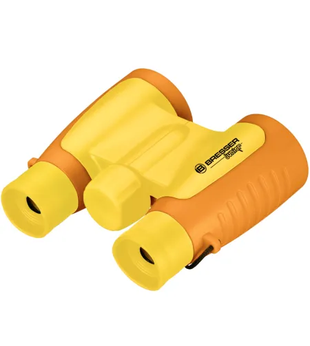 BRESSER JUNIOR 3x30 vaikiškas žiūronas geltonas