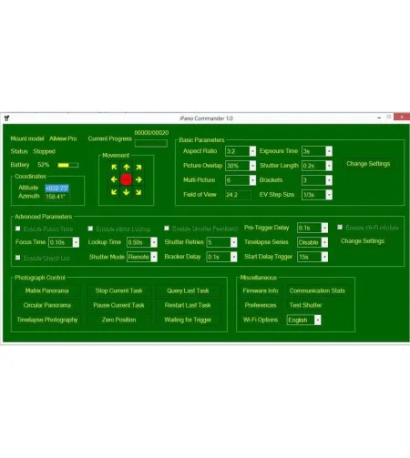 "iOptron" kameros laikiklis "iPano Allview Pro