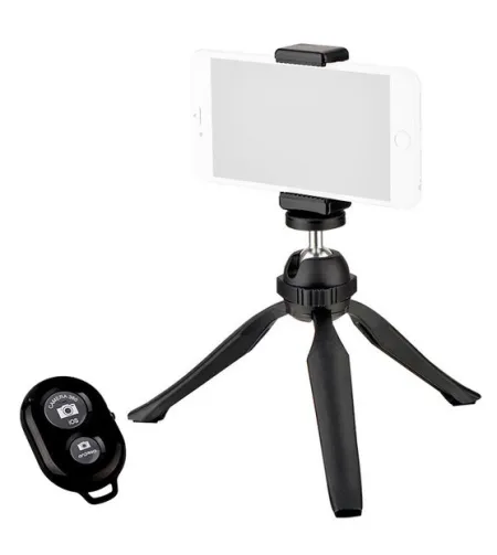 Išmaniojo telefono trikojis ir nuotolinis paleidiklis, S060MT, PocketPod, BRESSER