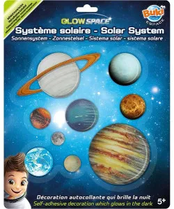 Fosforestseeruv kleebis 3D päikesesüsteem, Buki