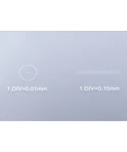 Blank Slide with 0.1 & 0.01mm micrometer BRESSER