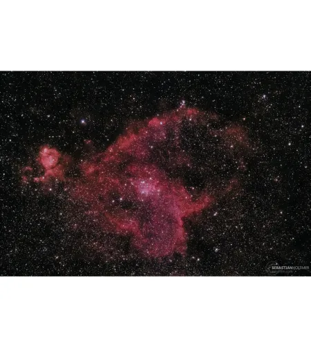 Telescope apochromatic refractor Pro APO AP 104/650 ED OTA + 2'' Field Flattener, Omegon