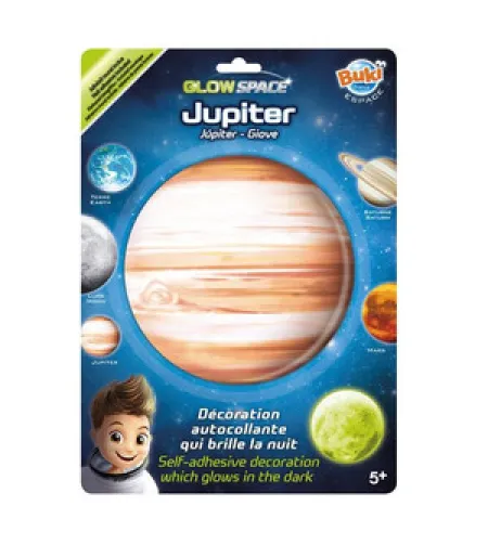 Fosforestseeruv kleebis 3D planeet - Jupiter, Buki
