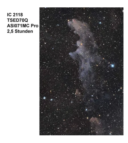 Апохроматический рефрактор телескопа AP 70/474 OTA, TS Optics