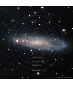 Omegon 1,25 ", 10 mm Ploessl okulārs