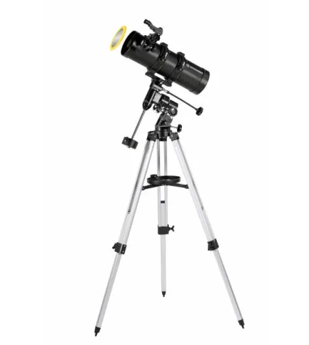 BRESSER Telescope Pluto 114/500 EQ с адаптером для камеры смартфона