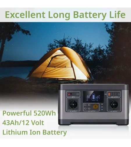 BRESSER nešiojamoji elektrinė 500 W