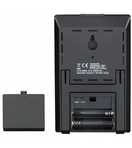 BRESSER ClimaTemp FSX meteoroloģiskā stacija ar 3 dienu prognozi