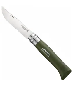 KNIFE OPINEL BLISTER Stainless steel NR 8 KHAKI