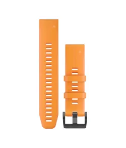 Acc,fenix 5 Plus 22mm QuickFit Spark Orange Silicone