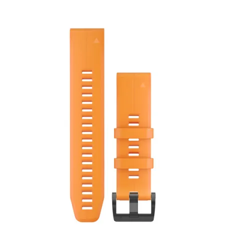 Acc,fenix 5 Plus 22mm QuickFit Spark Orange Silicone