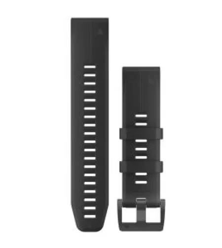 Acc,fenix 5 Plus 22mm QuickFit Black Silicone Band