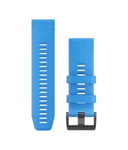 Acc,fenix 5X Plus 26mm QuickFit Cyan Blue Silicone Band
