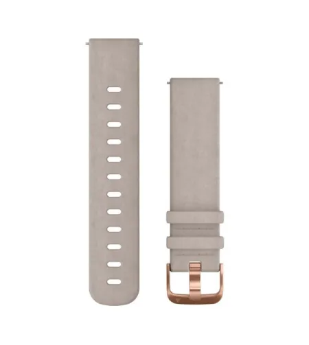 Acc, vivomove HR Replacement Band, Gray Leather, One-size
