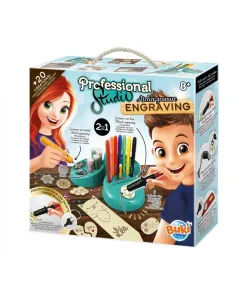 Kūrybinis rinkinys Graviravimo studija profesionalams 2in1 Buki