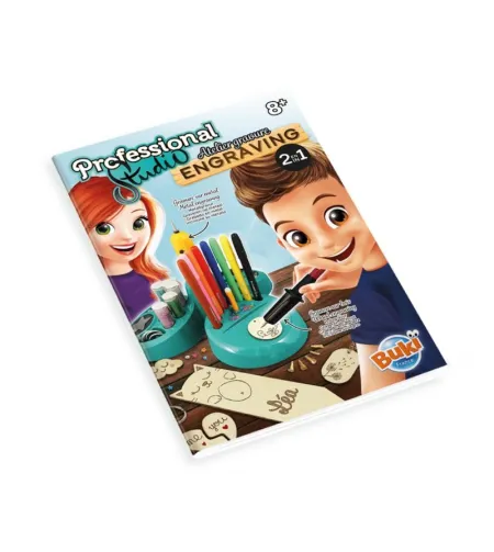 Kūrybinis rinkinys Graviravimo studija profesionalams 2in1 Buki