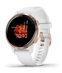 Venu 2S, GPS, Wi-Fi, Rose Gold + White, WW