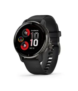 Venu 2 Plus, GPS, Black + Slate, WW/EMEA/ANZ