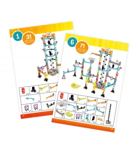 Mega Marble Runs, Buki