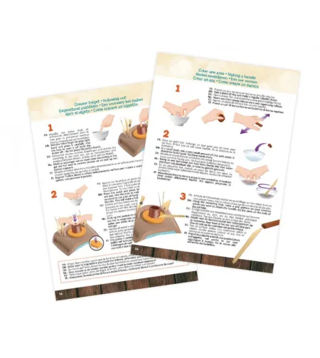 Kūrybinis rinkinys keramikos studija su moliu Buki