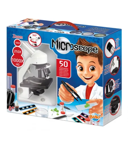 Buki France mikroskopas 50 eksperimentų