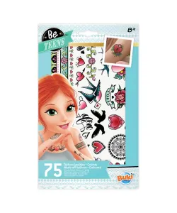 75 wash-off tattoos - Coloured, Buki
