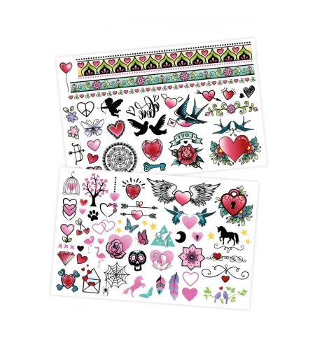 75 смываемых татуировок - Цветные, Буки