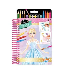 Альбом для рисования – Платья принцесс, Buki