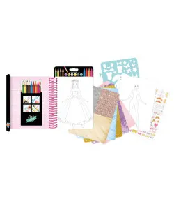 Альбом для рисования – Платья принцесс, Buki