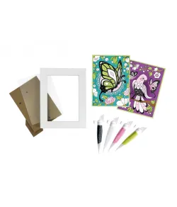 Krāsojamais komplekts ar gliteriem, Buki, Tauriņš