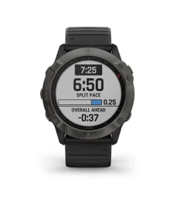 fenix 6X,Sapphire,Carbon Gray DLC w/Black Bnd,GPS Watch,EMEA