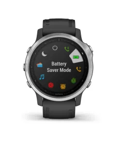fenix 6S Silver w/Black Band,GPS Watch, WW
