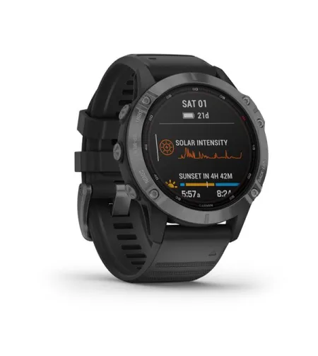 fenix 6 Pro Solar,Slate Gray with Black band,GPS,EMEA
