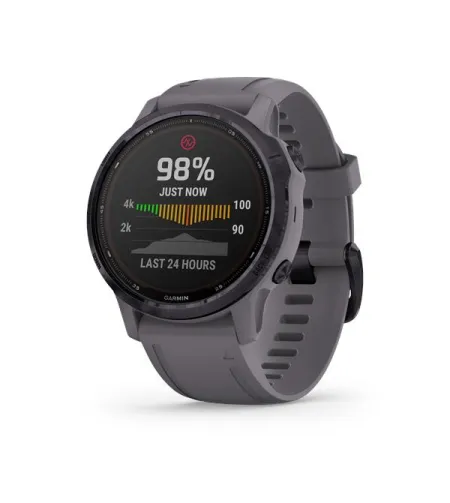 fenix 6S Pro Solar, Amethyst w/Shale Band,GPS Watch,EMEA