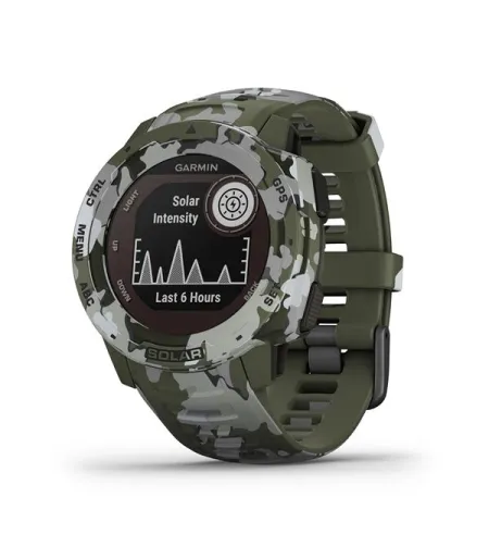 Instinct Solar, Camo Edition, GPS Watch, Lichen Camo, WW
