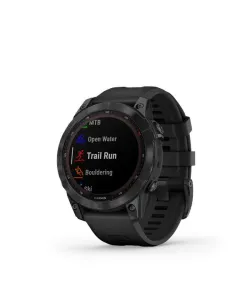 fenix 7 Sapph Solar, Black DLC Ti w/Black Band, EMEA