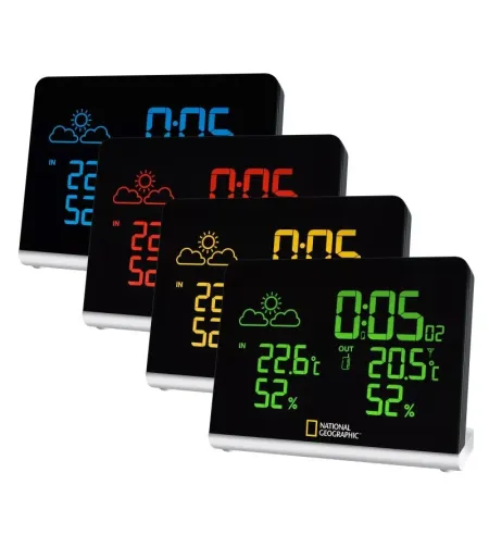 NATIONAL GEOGRAPHIC Multi Colour Wireless Weather Station