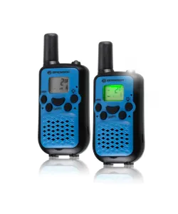 Рация, BRESSER JUNIOR Комплект из 2 предметов с радиусом действия до 6 км, синий
