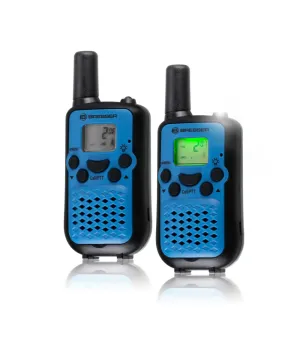 Рация, BRESSER JUNIOR Комплект из 2 предметов с радиусом действия до 6 км, синий