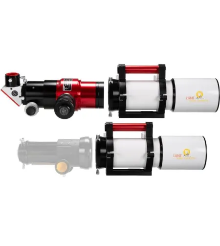 LS80MT/B1200R&P daudzfunkcionāls APO teleskops Saulei + nakts debesīm, LUNT