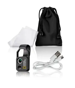 Kišeninis mikroskopas su CPL, 200x, NATIONAL GEOGRAPHIC