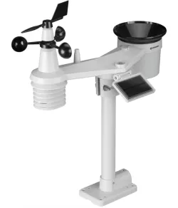 BRESSER profesionālā 7-in-1 Wi-Fi meteoroloģiskā stacija ar gaismas intensitātes un UV