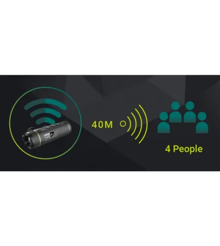 PIXFRA MILE 2 PFI-M419 400x300 19mm 1x-8x 50Hz Wi-Fi thermal imaging monocular