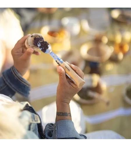 Набор для пикника - вилка и ложка для ножа Nr. 8. Opinel