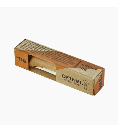 Knife Nr. 06, Stainless steel, Olive Wood, Opinel