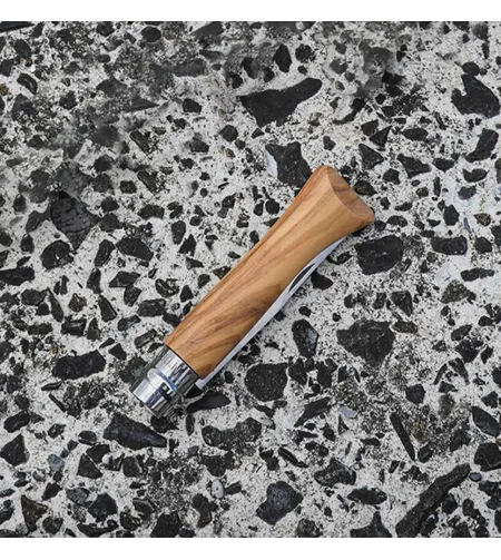 Knife Nr. 06, Stainless steel, Olive Wood, Opinel
