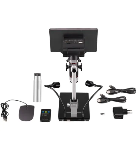 Digital Microscope WiFi 1080P 2L with LCD Screen, BRESSER