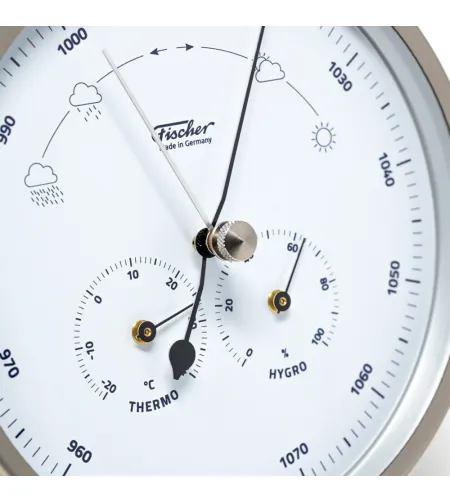 Fisher Barometer combined with thermometer and hygrometer