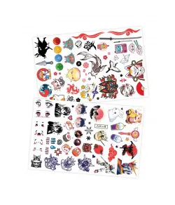 75 смываемых татуировок - Манга Каваи, Buki